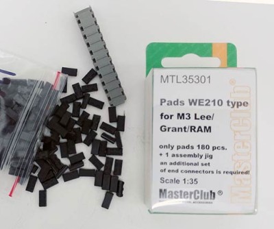 Master Club MTL-35301 Pads WE210 type for M3 Lee/Grant/RAM/M4 1/35