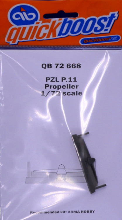Quickboost QB72 668 PZL P.11 propeller (ARMA H.) 1/72