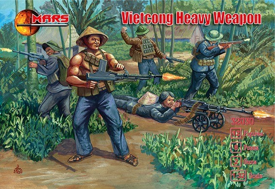 Mars MAR32030 Vietcong Heavy Weapons 1/32
