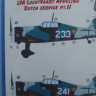 Kora Model C7269 Fokker D.XXI Conv.Set (Dutch service, part 2) 1/72