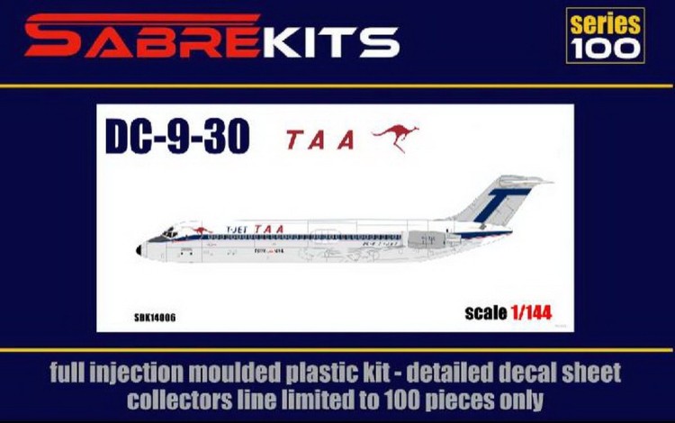 Sabre Kits SBK14006 Douglas DC-9-30 TAA T-JET ex-Fly, new decals 1/144