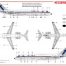 Sabre Kits SBK14006 Douglas DC-9-30 TAA T-JET ex-Fly, new decals 1/144