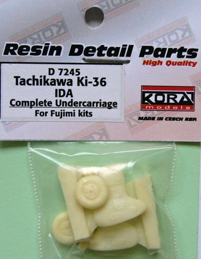 Kora Model D7245 Tachikawa Ki-36 IDA Undercarriage (FUJI) 1/72