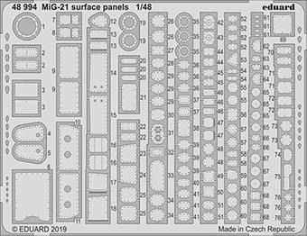 Eduard 48994 SET MiG-21 surface panels (EDU)