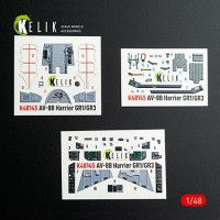 Reskit K48145 AV-8B Harrier - interior 3D (HAS) 1/48