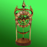 СВ Модель 7004 Часы деревянные каминные (Электромагнитный привод маятника, полностью деревянный действующий механизм)