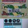Kora Model DEC72364 SM.79 Sparviero in Spain Vol.3 декали декали 1/72