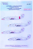 Ldecals Studio LDS-48012 1/48 Decals L-29 Delfin in Czechoslovak & Czech AF