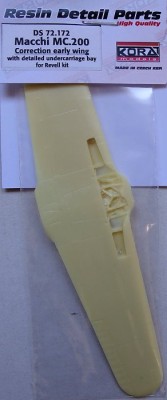 Kora Model DS72172 Macchi MC.200 Correction early wing (REV) 1/72