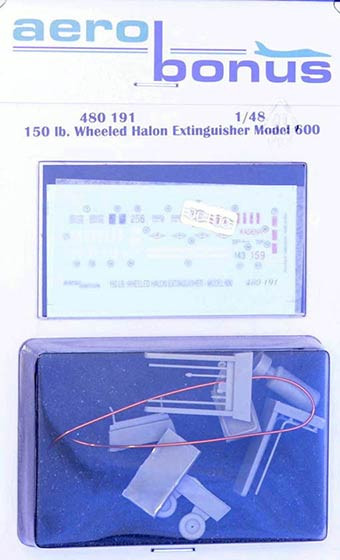Aerobonus 480191 Wheeled halon extinguisher 150 lb. model 600 1/48