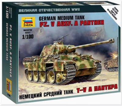 Звезда 6196 PzKpfv V Ausf. A &quot;Пантера&quot; 1/100