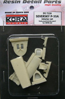 Kora Model DS7228 Seversky P-35A Interior Set (MPM) 1/72
