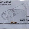 Advanced Modeling AMC 48099 AVU Fuse for Soviet FAB/OFAB bombs (4 pcs.) 1/48