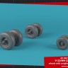 Armory ARAW72341 Bell-Boeing OV-22 Osprey wheels with weighted tires type "A" 1/72