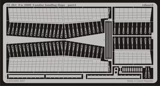 Eduard 72464 SET Fw 200C Condor landing flaps (REV) 1/72