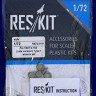 Reskit RS72-0151 Fw-190/Ta-152 Late wheels Type 1 (AZMOD) 1/72