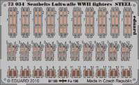 Eduard 73034 Seatbelts Luftwaffe WWII fighters STEEL 1/72
