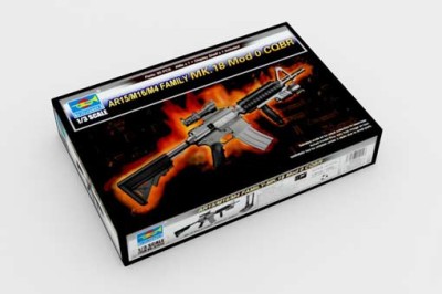 Trumpeter 01914 Американский Автомат AR15/M16/M4MK 18MOd 0 CQBR 1/3