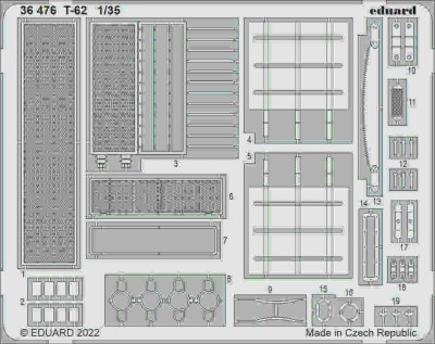 Eduard 36476 SET T-62 (ZVE) 1/35