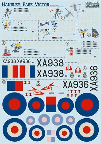 Print Scale 72-187 Handley Page HP.80 Victor 1/72