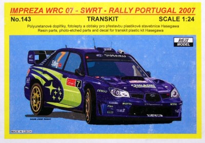 Reji Model 143 Transkit Impreza WRC SWRT - Rally Portugal 07 1/24
