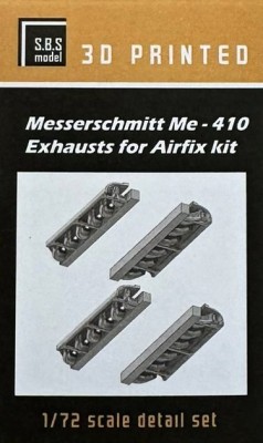 Sbs Model 72080 Messerschmitt Me-410 Exhausts (AIRF) 1/72