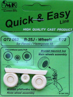 CMK Q72063 B-25 Mitchell wheels for HAS/ Rev kit 1/72