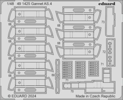 Eduard 491425 SET Gannet AS.4 (AIRF) 1/48