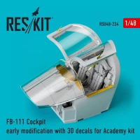 Reskit U48234 FB-111 Cockpit early modification w/ 3D (ACA) 1/48