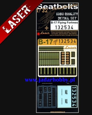 HGW 132534 B-17 Flying Fortress + Seat 1/32