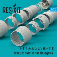 Reskit RSU72-0028 F-111 A/B/C/D/E (EF-111) exh.nozzles (HAS) 1/72
