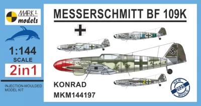 Mark 1 Model MKM-144197 Messerschmitt Bf 109K-4 Konrad (2-in-1) 1/144