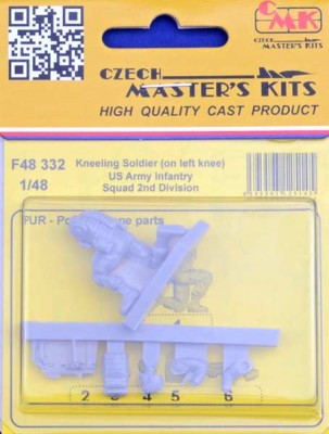 CMK F48332 US Army Infantry Kneeling Soldier left knee 1/48