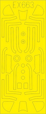 Eduard EX663 Mask 1/48 P-51D TFace (EDU)