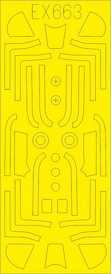 Eduard EX663 Mask 1/48 P-51D TFace (EDU)