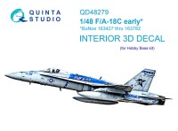 Quinta studio QD48279 F/A-18C early (HobbyBoss) 1/48