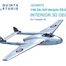 Quinta studio QD48679 DH.100 Vampire FB.5/FB.9 (Trumpeter) 1/48