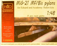 HAD R48009 MiG-21 MF/Bis pylons (EDU/ACAD/ITAL) 1/48