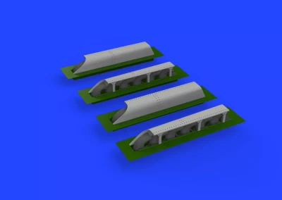 Eduard 672356 BRASSIN Me 410 exhaust stacks PRINT (AIRF) 1/72