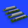 Eduard 672356 BRASSIN Me 410 exhaust stacks PRINT (AIRF) 1/72