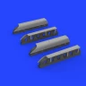 Eduard 672356 BRASSIN Me 410 exhaust stacks PRINT (AIRF) 1/72