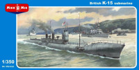 Mikromir 350-032 British HMS К-15 submarine 1/350