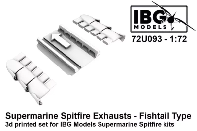 IBG U7293 Supermarine Spitfire Exhausts Fishtail Type 1/72