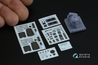 Quinta Studio QD+48535 AH-1Z Zulu Cobra/Viper (KittyHawk) (с 3D-печатными деталями) 1/48