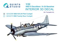 Quinta studio QD32296 пилота SBD-5 Dauntless/A-24B Banshee (Trumpeter) 1/32