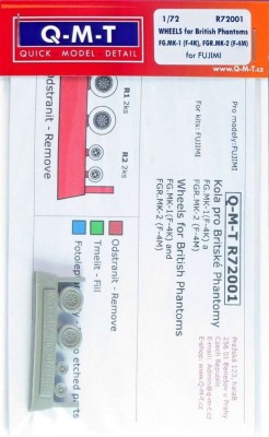 Q-M-T QMT-R72001 1/72 Wheels for British Phantoms