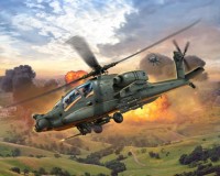 Revell 06453 Boeing/Hughes AH-64 Apache - Build & Play 1/100