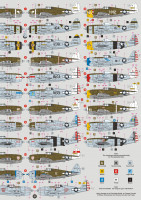 Dk Decals 72040 P-47D Thunderbolt over the Pacific (21x camo) 1/72