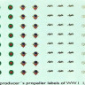 LF Model C4888 Decals British producer propeller labels V. 1/48