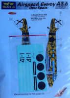 LF Model C72188 Decals Airspeed Envoy AS.6 Over Spain (RSMOD) 1/72